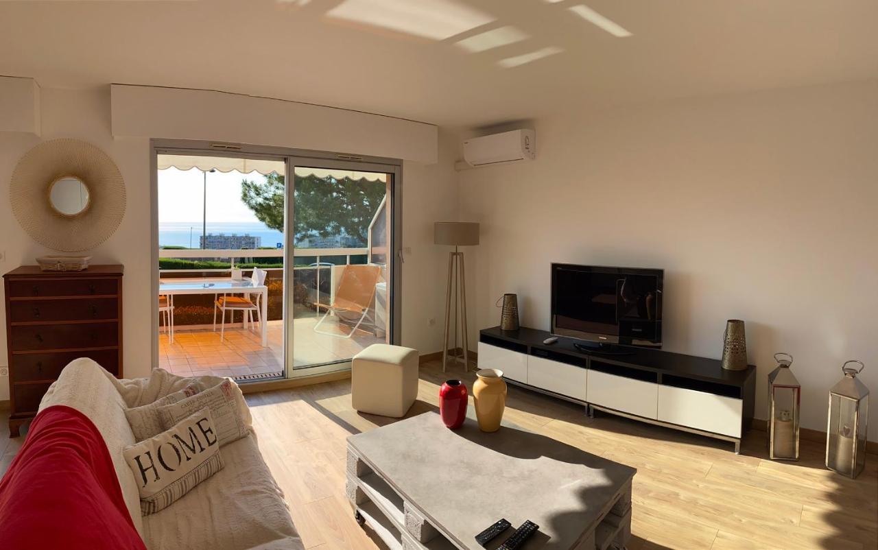 Superbe 2P Vue Mer, Ensoleille, Piscine Roquebrune-Cap-Martin Zewnętrze zdjęcie