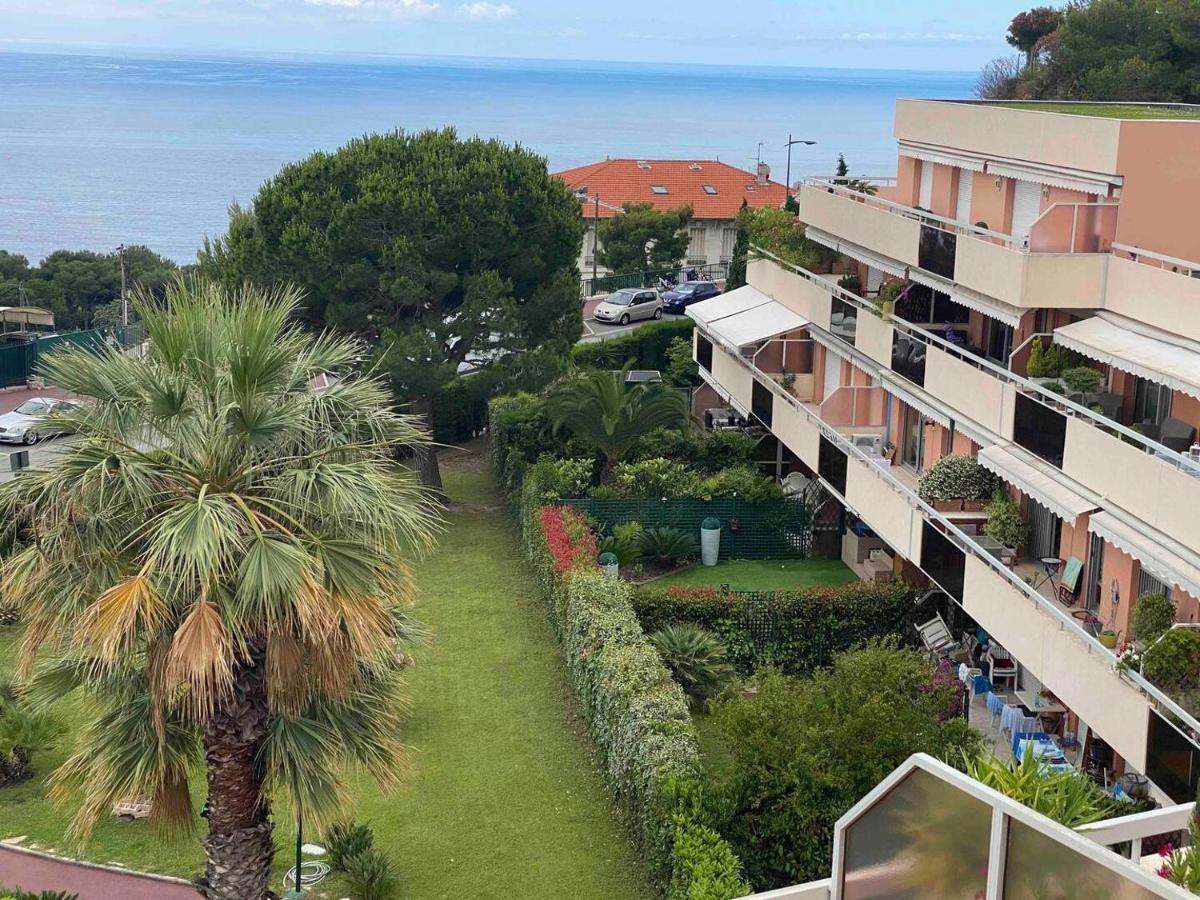 Apartament Superbe 2P Vue Mer, Ensoleille, Piscine Roquebrune-Cap-Martin Zewnętrze zdjęcie