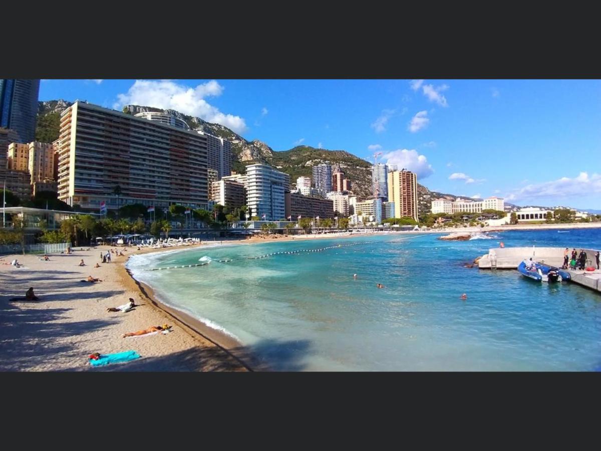 Superbe 2P Vue Mer, Ensoleille, Piscine Roquebrune-Cap-Martin Zewnętrze zdjęcie